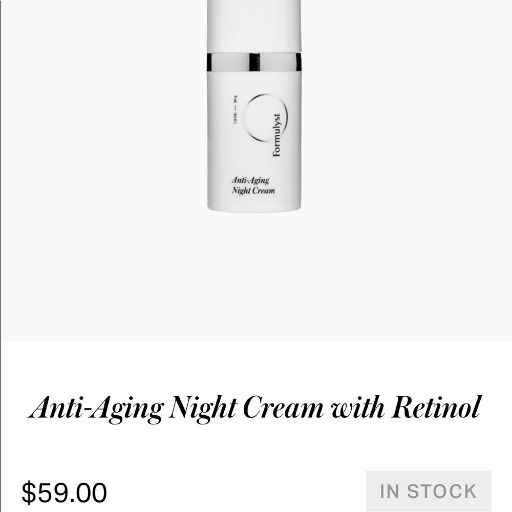 Formulyst Anti Aging Night Cream with Retinol